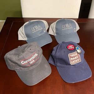 Lot of 4 mens ball caps NWOT